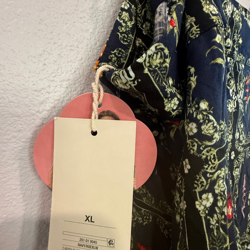 Agua Bendita Navy Floral Mini Dress - Picture 5 of 10